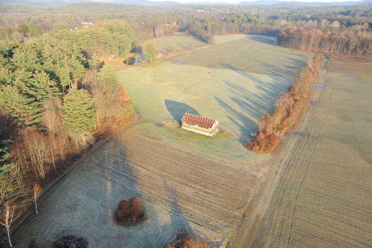 Aerial vier of Bean Farm