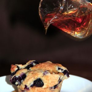 Blueberry Muffin with a drizzle of syrup.jpg