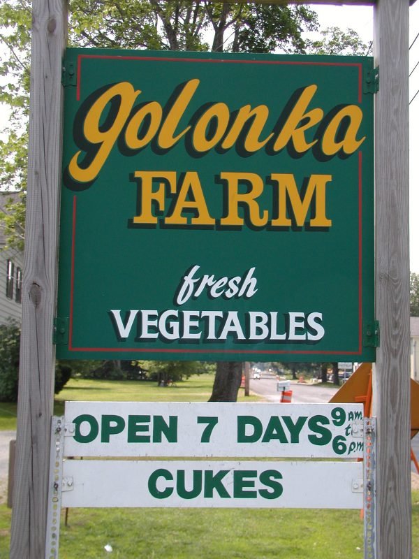 golonka farm sign