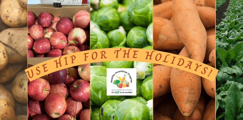 Use HIP for all your favorite seasonal dishes! 